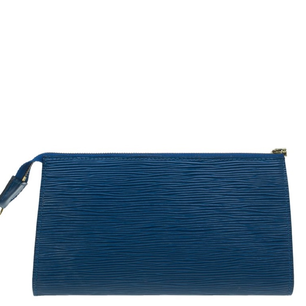 Louis Vuitton Blue Epi Leather Accessories Pochette w/ Dust Bag and COA - Picture 3 of 15